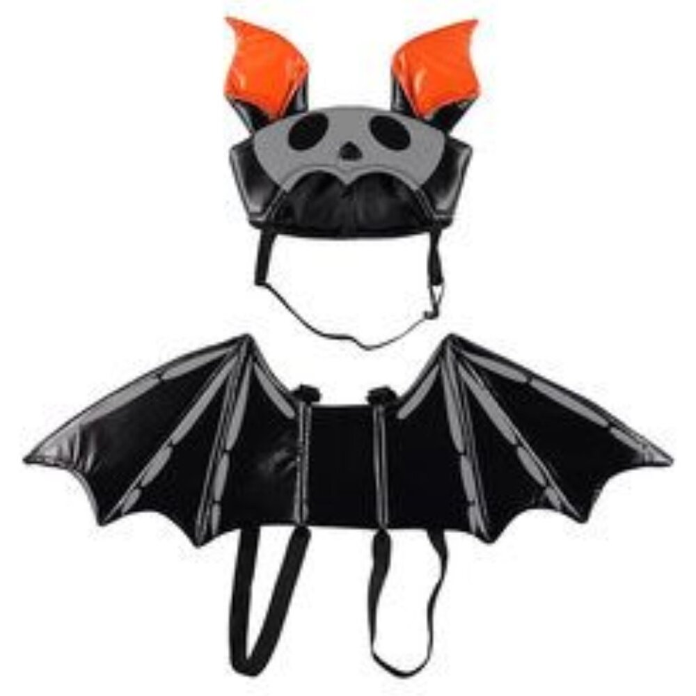 Small Dog Halloween Costume, Reflective Bat